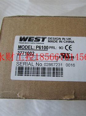 议价原装 正品 进口英国WEST温控表 P6100 2110002 2771002 现￥