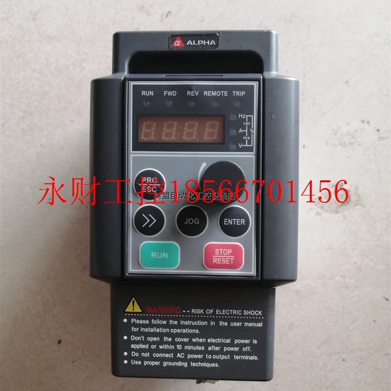 议价阿尔法变频器ALPHA6000M-S2R75GB,0.75K￥