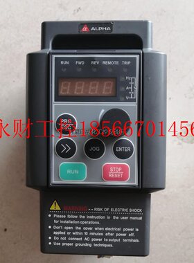 议价阿尔法变频器ALPHA6000M-S2R75GB,0.75K￥