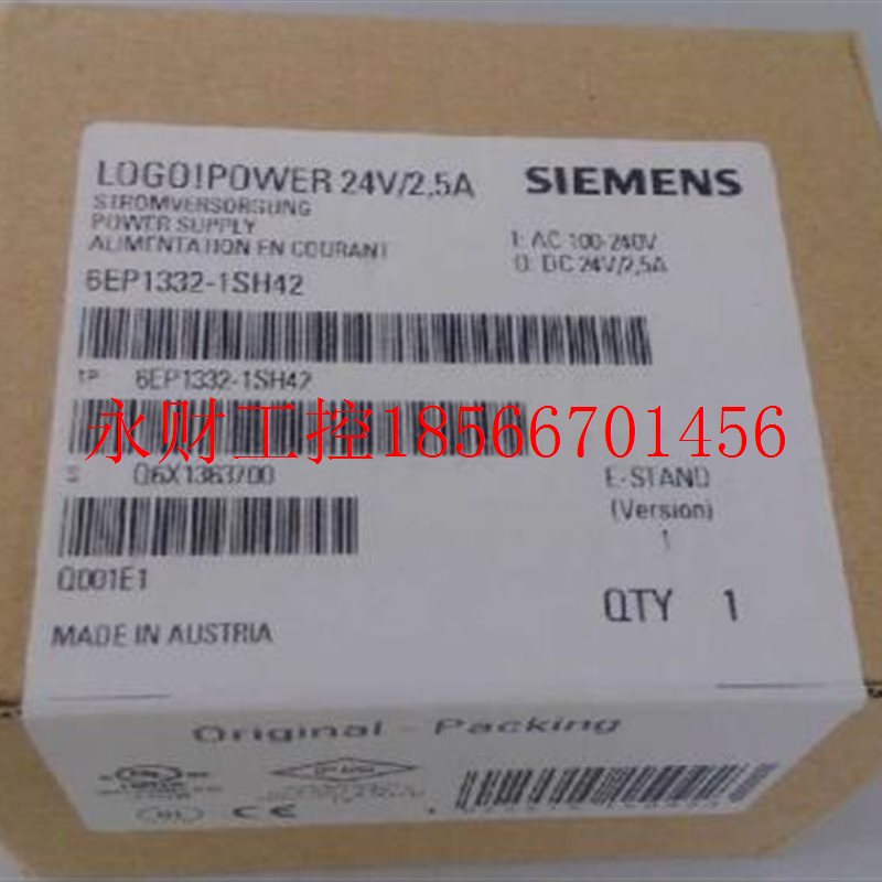 议价全新电源 6EP1332-1SH43 6EP1 332-1SH43 LOGO电源 2.5A¥