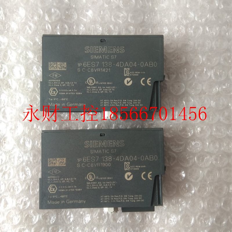 议价原装正品成色漂亮6ES7138-4DA04-0AB0 ,6ES7 138-4DA04-0AB￥