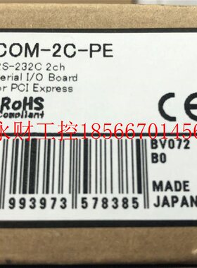 议价CONTEC COM-2C-PE工业级PCI-E 转串口卡RS-232C PCI-E串口￥