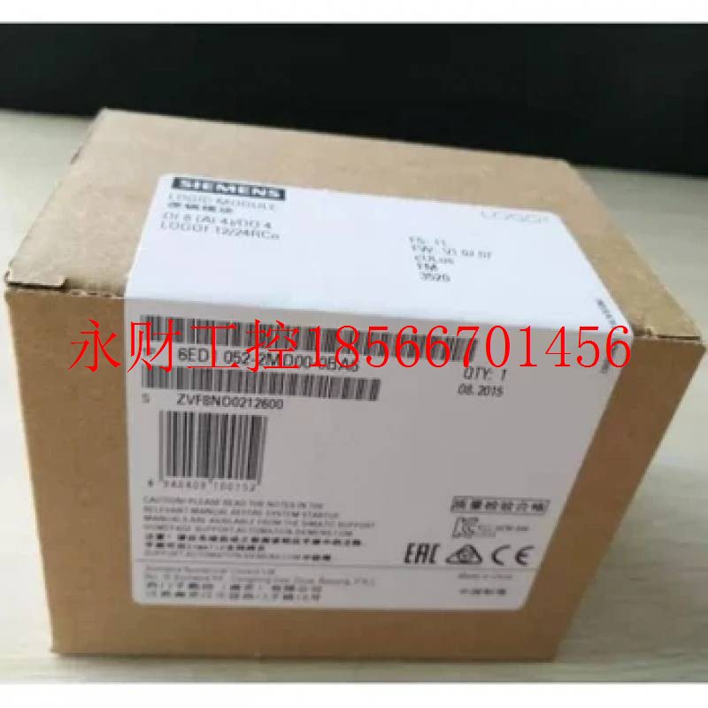 议价6ED1052-2HB00-0BA6 LOGO!24RCEO逻辑模块6ED1 052-2HB00-￥