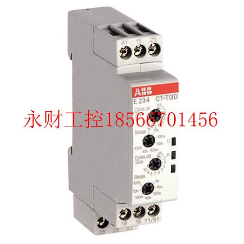 议价ABB电子时间继电器 CT-TGD.22 (24-240V￥