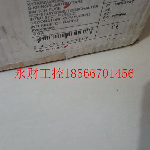 议价现货正品ABB隔离开关熔断器OS400D03P 400A￥