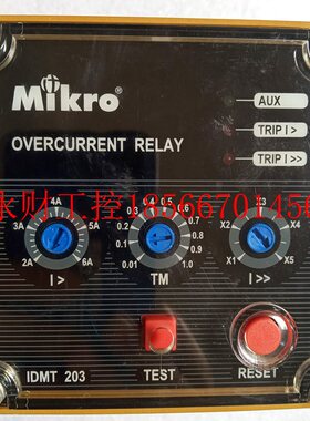 议价MIKRO控制器IDMT203接地保护器MK2000-240A仪表ELR301A/TD2￥