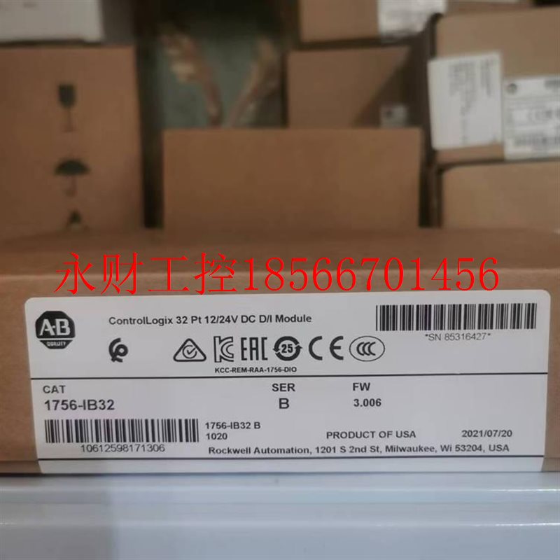 议价AB 1756-IB32   1756-IR6I 罗克韦尔PLC工控模块质量保证￥