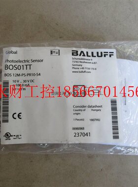 议价BOS01TT BOS12M-PS-PR10-S4 全新原装正品 巴鲁夫BALLUFF ￥