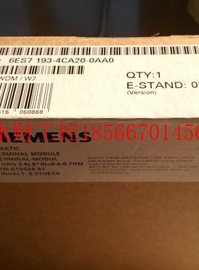 议价6ES7 193-4CA20-0AA0 全新￥