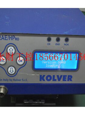 议价原装意大利KOLVER控制器EDU 2AE/HPRO扭力扭矩测试主机￥