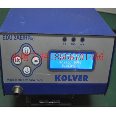 议价原装意大利KOLVER控制器EDU 2AE/HPRO扭力扭矩测试主机￥