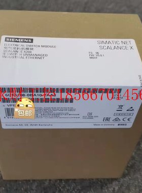 议价全新西门子PLC S7-300 IE交换机6GK5208-0BA10-2AA3 X208￥