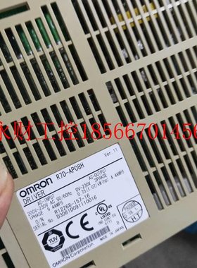 议价欧姆驱龙伺服动器R7DAP08H进 测试包好 口-拆GHE机9成新￥