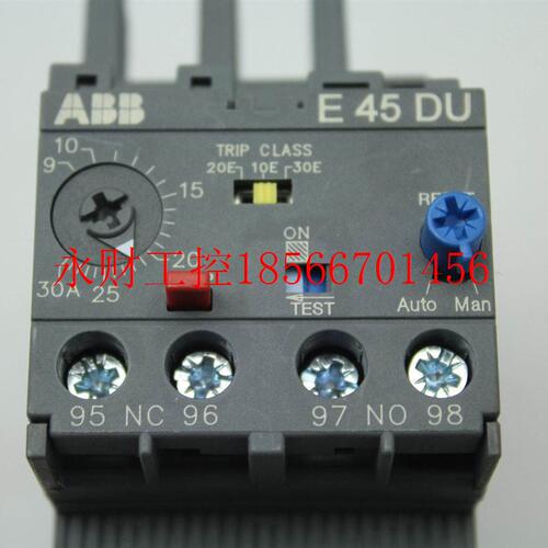议价全新原装正品ABB 电子式过载继电器E45DU-30A ;10091132￥
