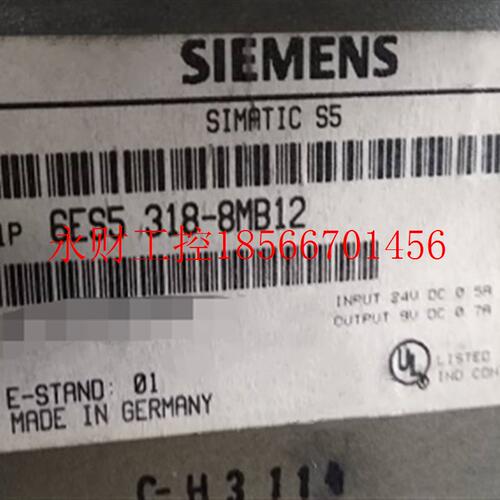 议价西门子SIMATIC S5系列接口模块IM318-B 6ES5318-8MB12￥