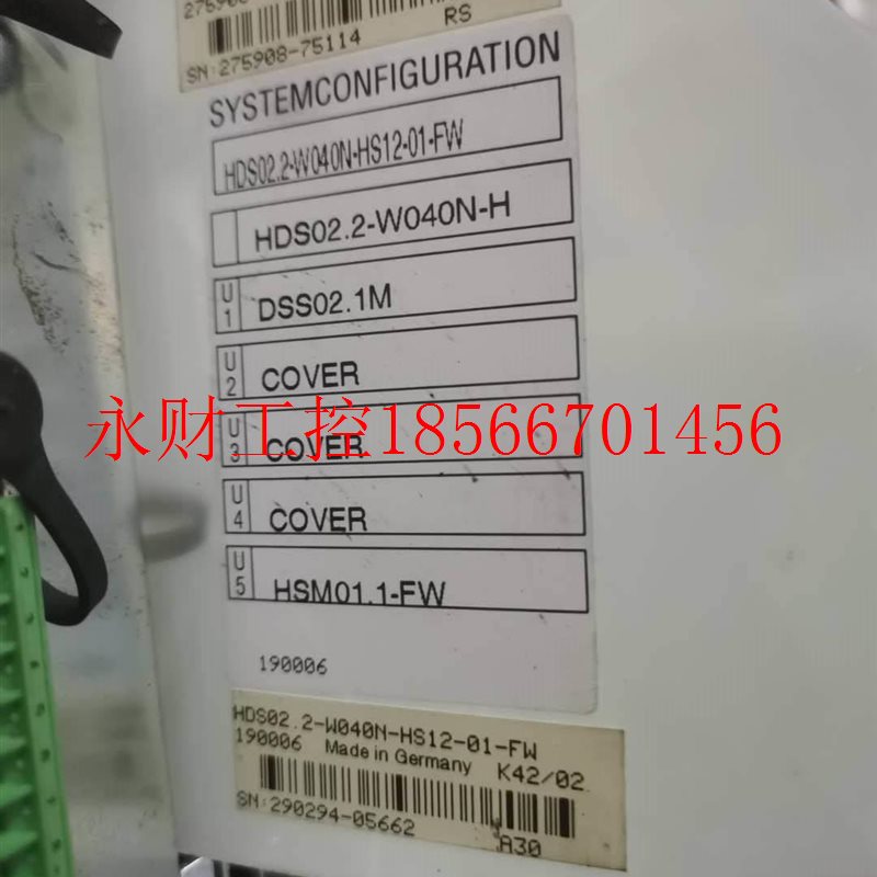 议价工自控动设备HDD02.2-W040FN-HS12-01-W 现货FEWA-PWUDIAX0￥