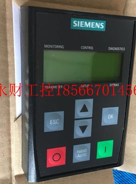议价6SL3255-0AA00-4CA1西门子变频器G120和CU240显示面板BOP-2￥