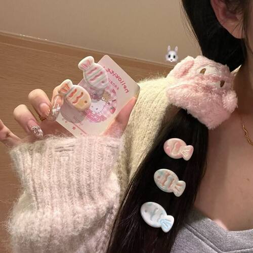 甜美奶油小鱼百搭发夹