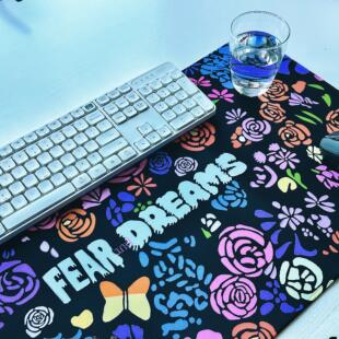 金毛玲出品｜FEAR DREAMS港风陈奕迅鼠标垫滑鼠垫办公桌垫 AND