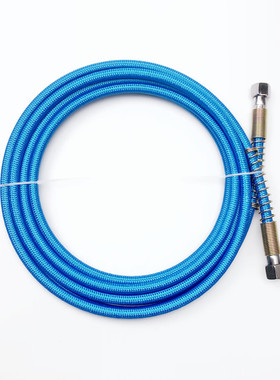 全蒸汽烫斗3米高压管工业锅炉防爆耐高温熨斗5米蓝色进气硬管子