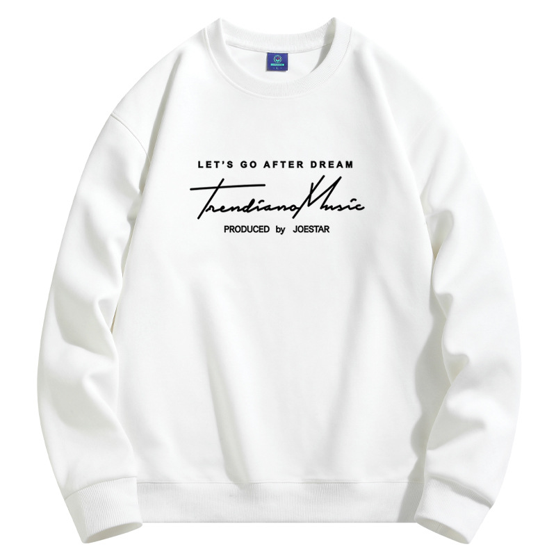 春秋套头圆领卫衣男韩版潮男圆领运动卫衣男士学生外套-30BW3607