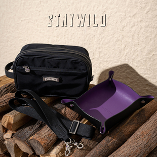 竹简纪 三合一洗漱包男旅行小包单肩斜挎包 超越系列 STAYWILD