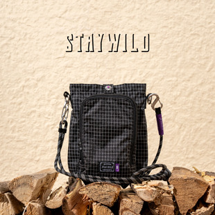 大力馬輕量耐磨水壺包男通勤斜挎運動手機包輕便小包 STAYWILD