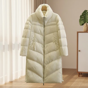 韩版 简约立领宽松保暖泡芙羽绒服专柜撤柜正品 25冬休闲外套 度