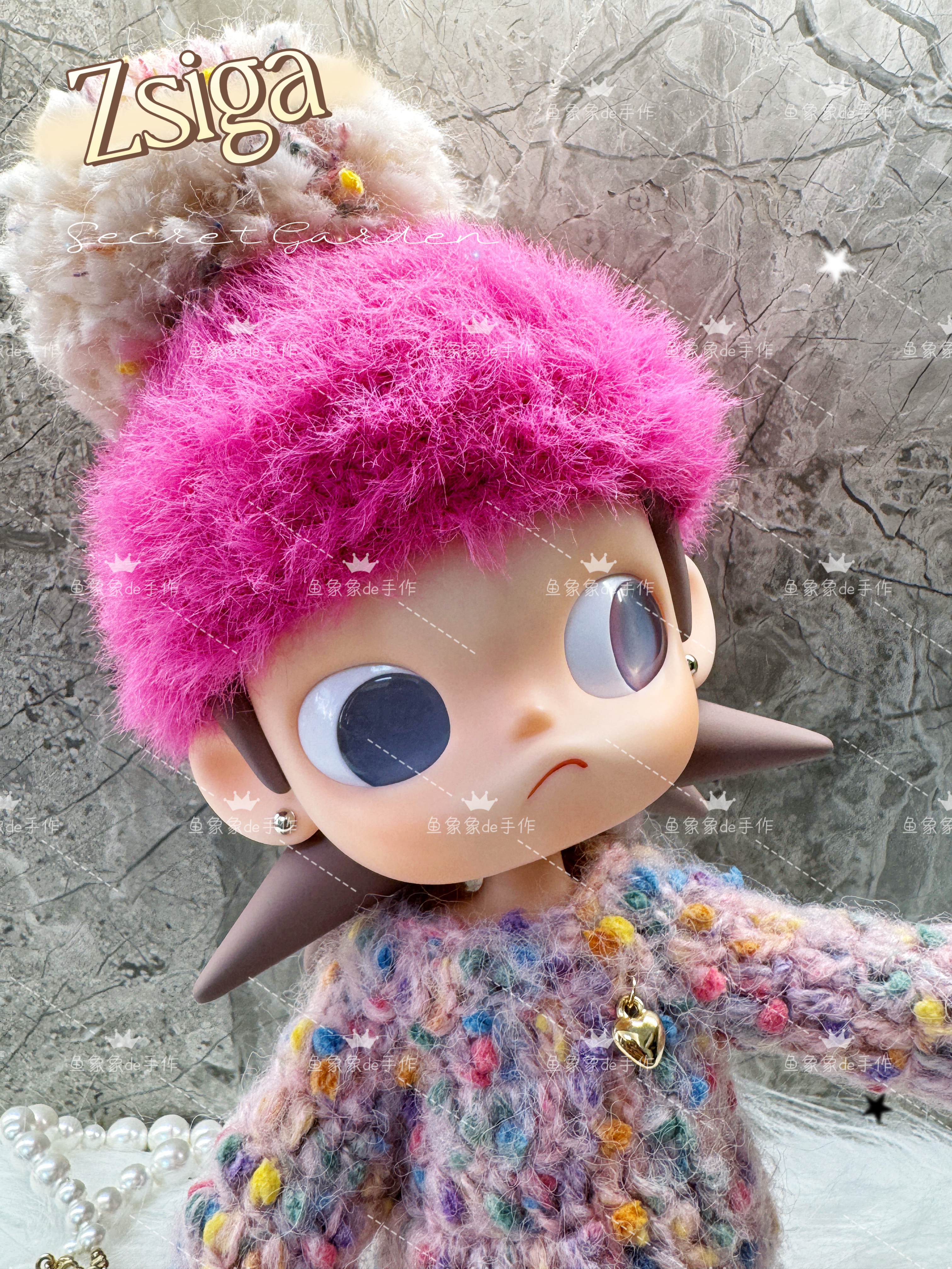 超酷嘎子姐zsiga向往之处可动人偶穿搭娃衣搭配大球球卡通套装粉