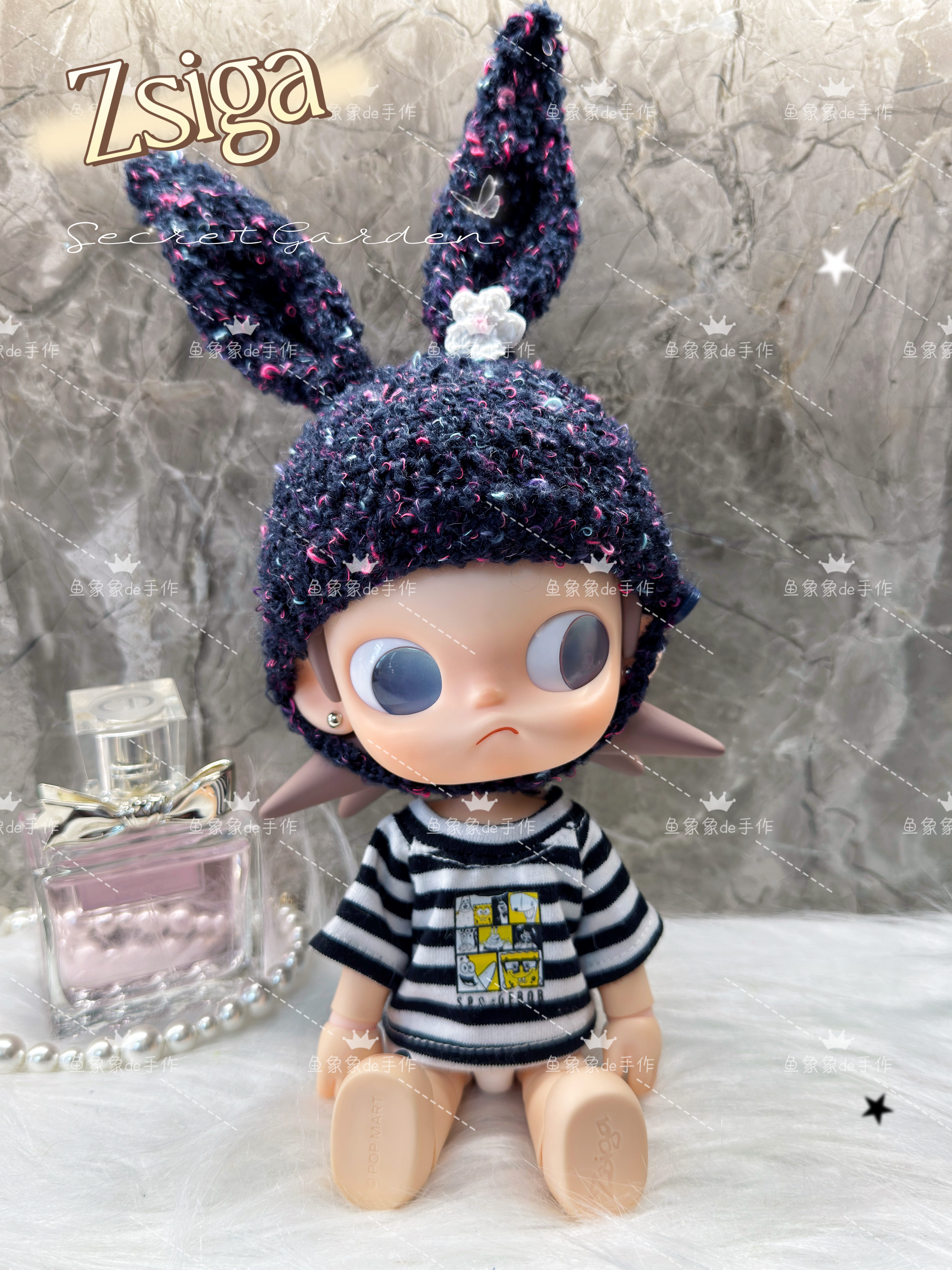 超酷嘎子姐zsiga向往之处可动人偶穿搭娃衣搭配配饰兔耳朵卡通帽