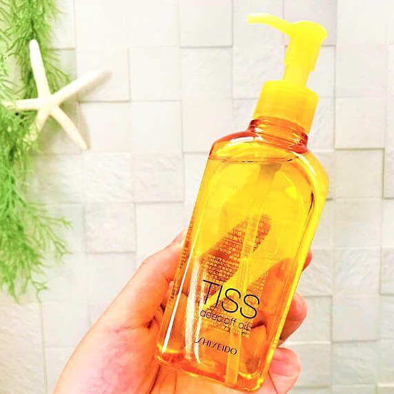 日本 资生堂 tiss 卸妆油 230ml 深层清洁毛孔 脸部去角质去黑头