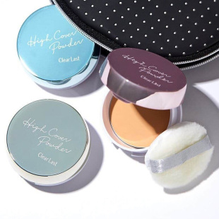 防晒遮瑕多效定妆蜜粉饼热卖 保湿 十年镇店之宝 CLEARLAST 日本BCL