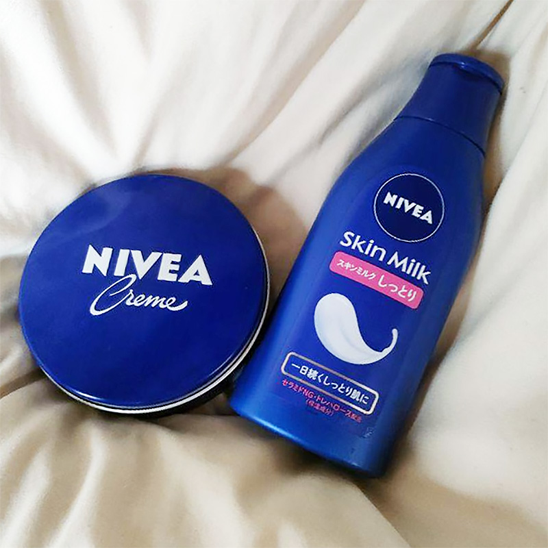 日本 COSME大赏 NIVEA/CREME 蓝罐面霜护手霜身体霜身体乳万用霜