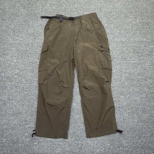 AND WANDER Oversized Cargo Pants宽松休闲防水口袋工装裤卡其色