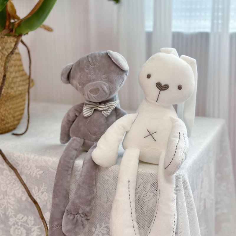 ins萌兔婴儿宝宝毛绒玩具安抚玩偶毛绒公仔睡觉抱枕布娃生日礼物,玩具/童车/益智/积木/模型,毛绒/玩偶/公仔/布艺类玩具,淘宝优惠券,粉丝福利购,淘宝优惠卷