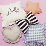 Детская хлопковая подушка, «сделай сам», с вышивкой