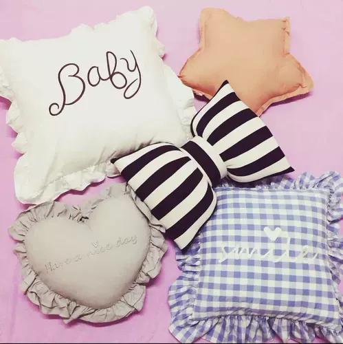 Детская хлопковая подушка, «сделай сам», с вышивкой