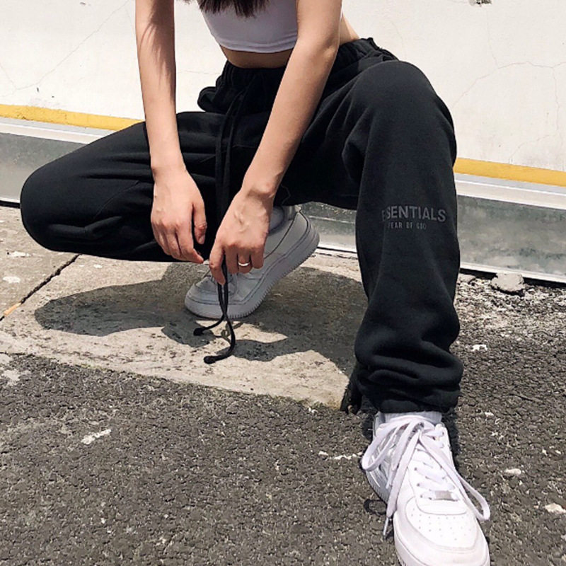 FOG男款优质工装男女复线ESSENTIALS秋冬棉质长裤运动休闲卫裤