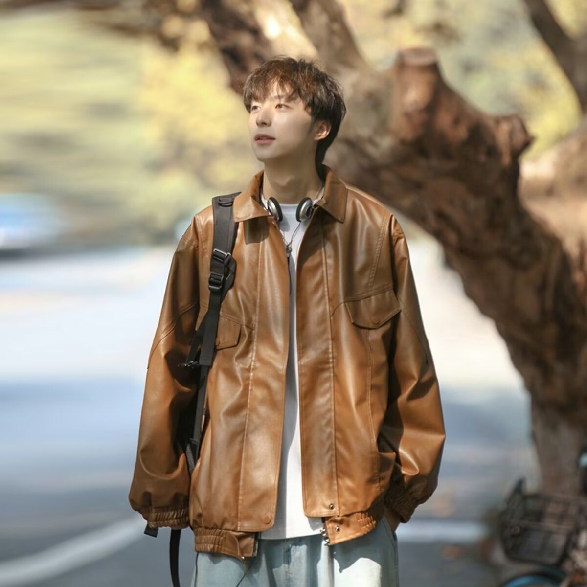 1506-1/JSYY10151/P83高街潮牌港风日系原宿风韩版潮流宽松夹克，男装夹克，星座1506-1