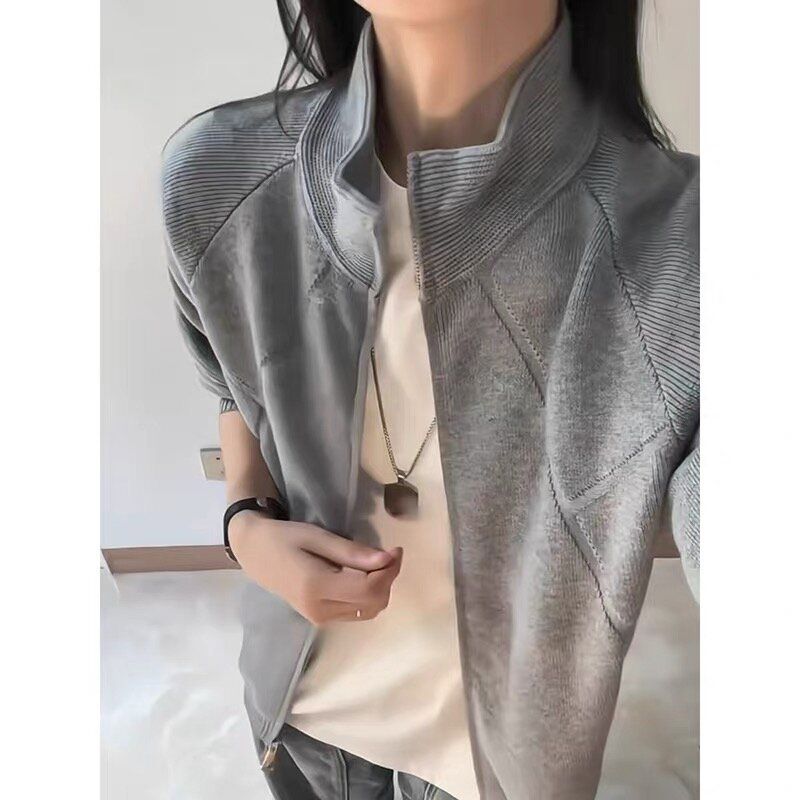 1506-1/MM351/P62美式潮牌拉链开衫毛衣男女，男装针织衫/毛衣，星座1506-1