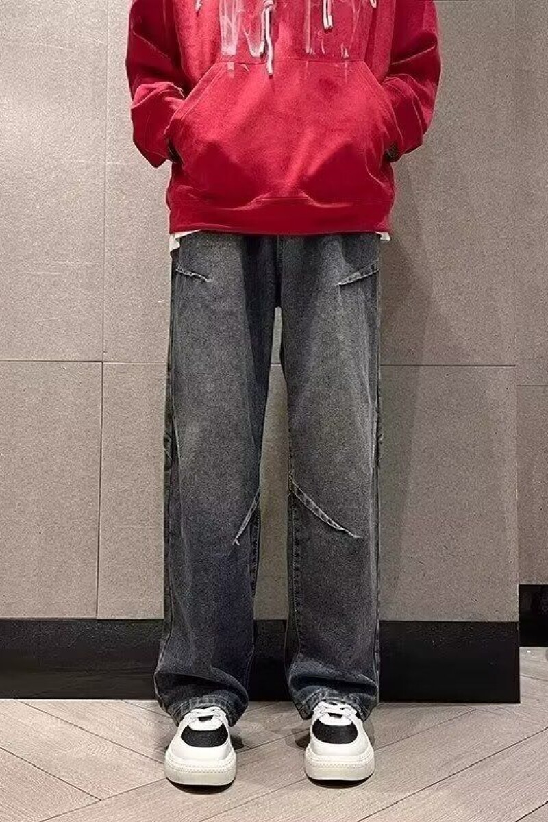 1506-1/JQN08051/P48港风复古高街牛仔长裤夏季潮男痞帅,男装休闲裤,星座1506-1