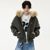 1506/QZSD030/P134冬季新款棉袄美式宽松棉上衣男夹棉外套1，女装短外套，星座1506-1