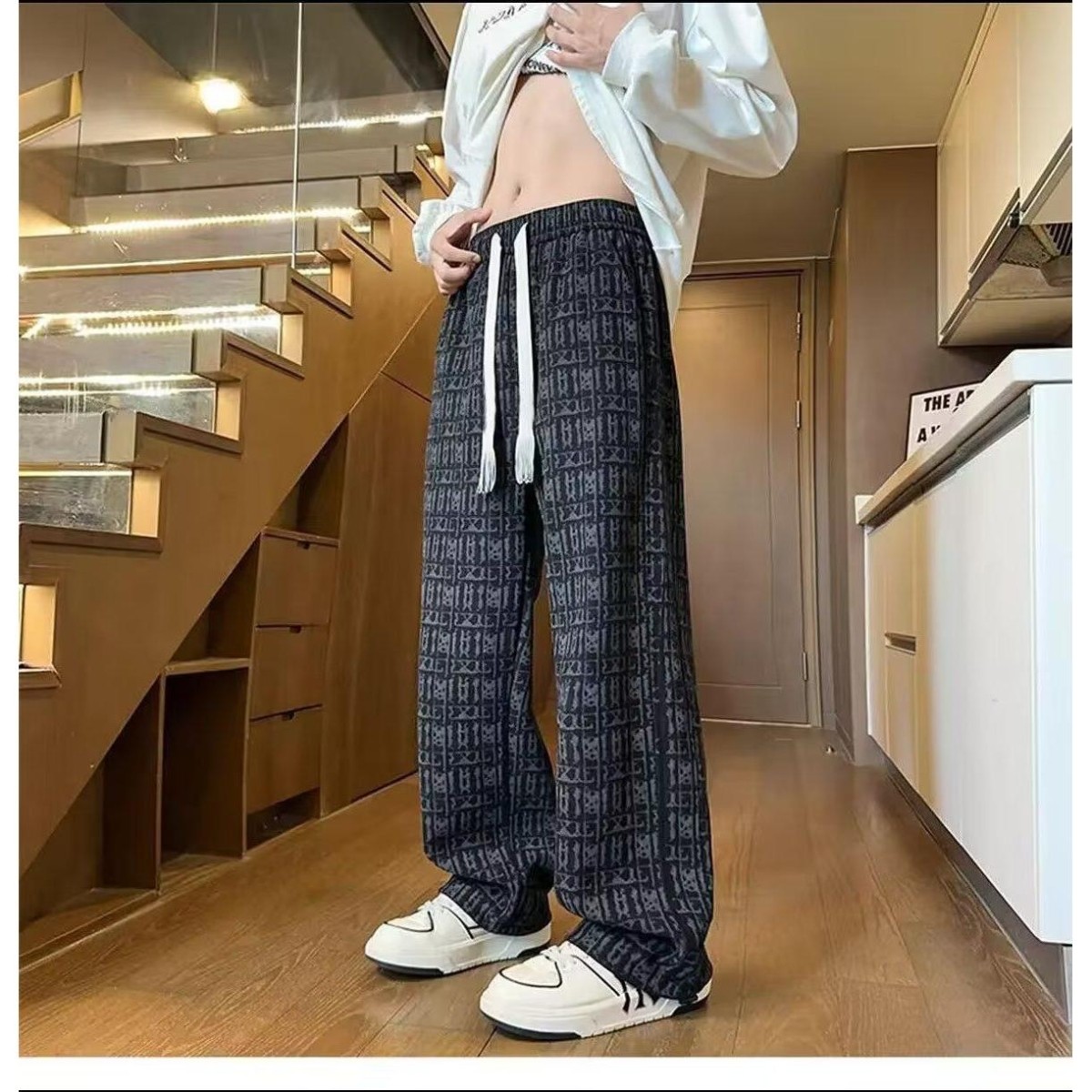 1506/KK1571/P32新款宽松休闲裤男韩版潮流百搭裤子2，男装休闲裤，星座1506-1