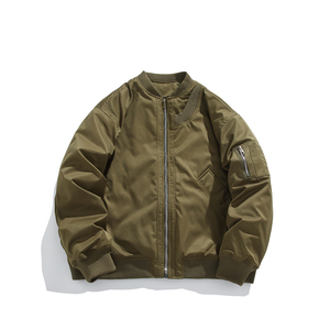 1506-1/M312/P85棒球服男款秋冬季立领飞行员保暖棉衣外套4图片