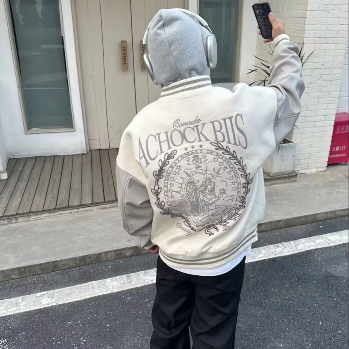 1506-1/JJ5461/P69秋季新款青少年男生宽松夹克男，男装夹克，星座1506-1