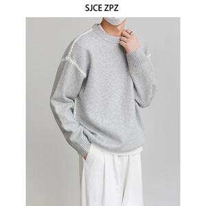 1506/MLR3011/P64秋冬男士套头圆领卫衣外套打底厚绒衣1图片