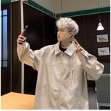 1506/QW3010/P72春秋痞帅外套男高街潮牌港风韩版潮流宽松夹克2，男装夹克，星座1506-1