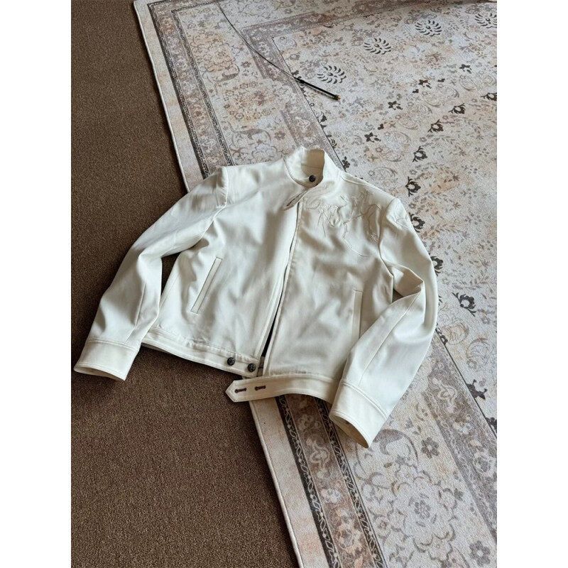 1506-1/JW10391/P72绵羊皮皮衣男短款哈灵顿皮夹克帅气,男装皮衣,星座1506-1