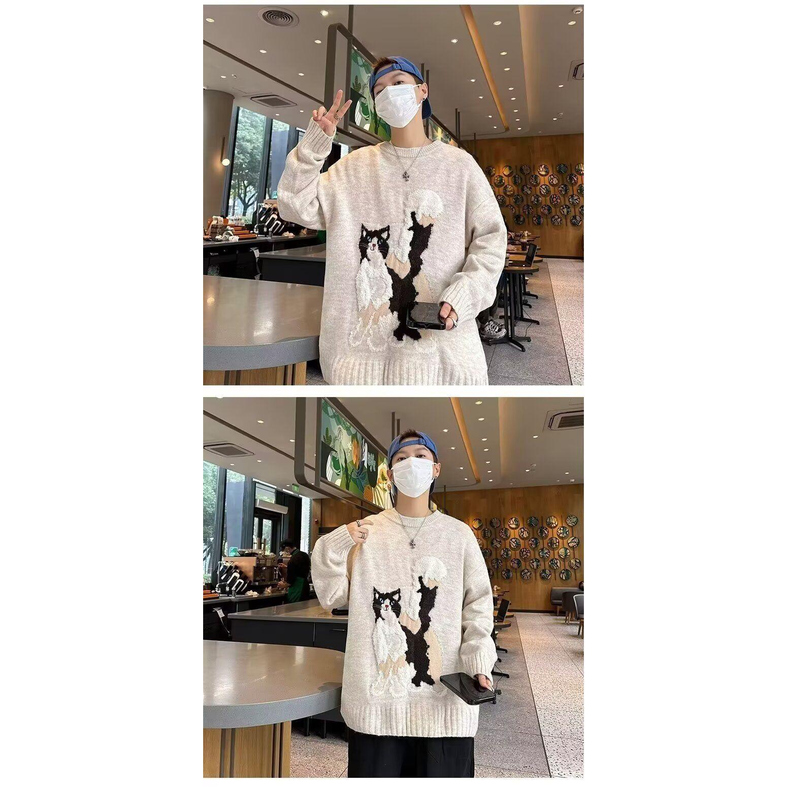 1506-1/MM011/P52圆领毛衣针织衫男潮牌帅气秋冬季打底衫,男装T恤,星座1506-1