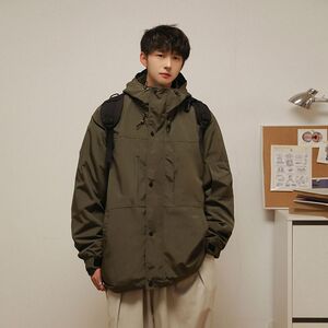 1506-1/JW10121/P69春秋季新款情侣外套男班服百搭帅气图片